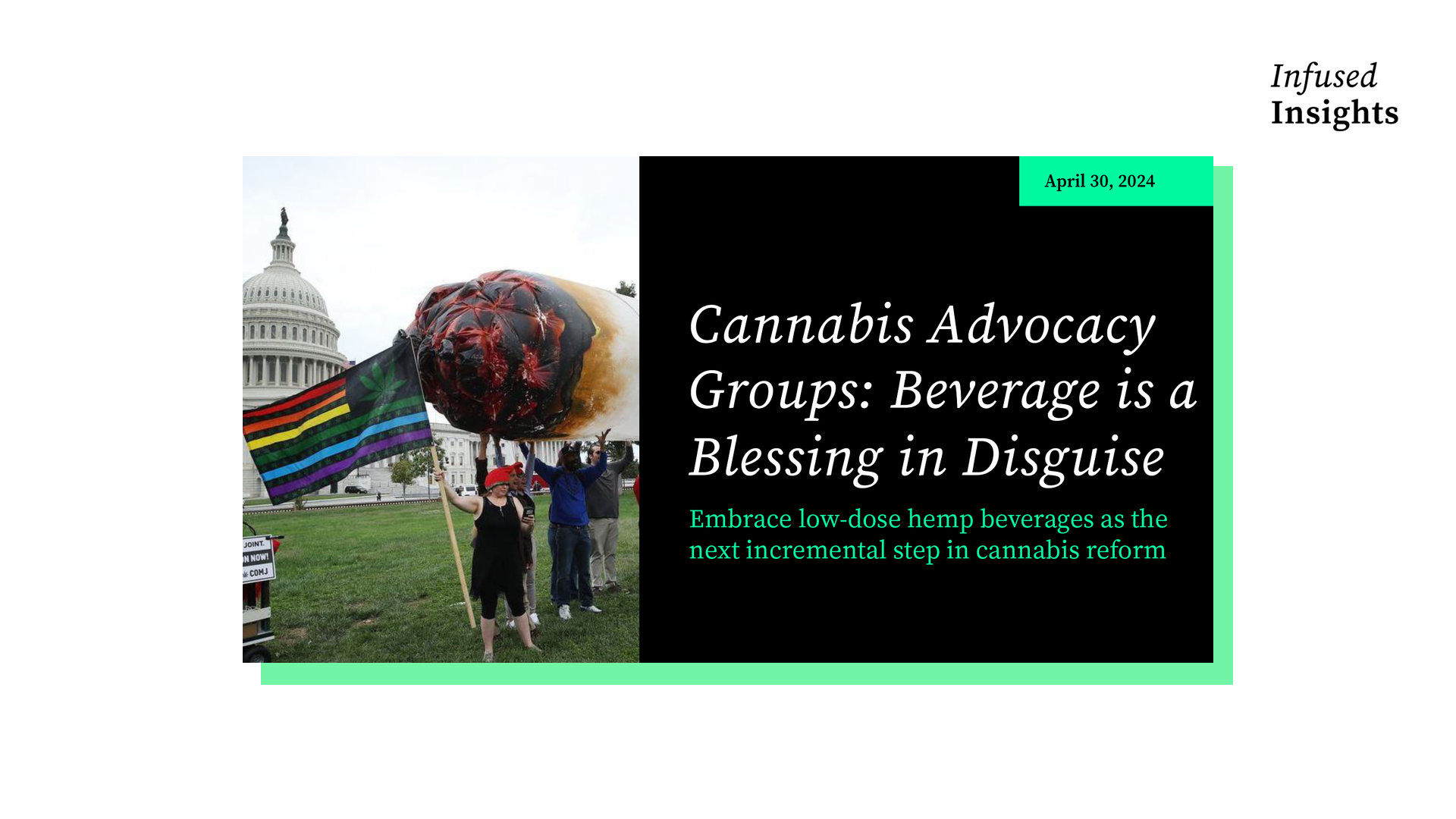 Cannabis Advocacy Groups: Beverage is a Blessing in Disguise